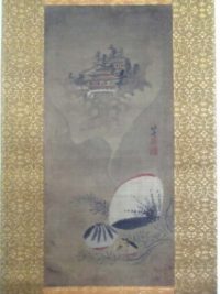 蜃気楼　掛け軸